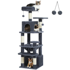184CM Large Cat Tower with Scratching Posts & Cozy Perches
