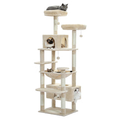 184CM Large Cat Tower with Scratching Posts & Cozy Perches