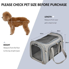 Portable Pet Travel Backpack – Soft Carrier for Small Dogs & Cats