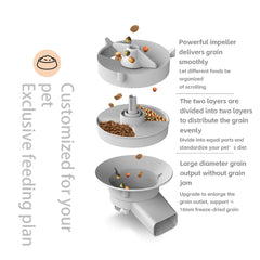 Smart Automatic Pet Feeder with Camera – WiFi Dog & Cat Food Dispenser with Timer & Stainless Steel Bowl