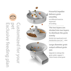 Smart Automatic Pet Feeder with Camera – WiFi Dog & Cat Food Dispenser with Timer & Stainless Steel Bowl