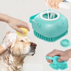 Silicone Pet Bath Massage Brush – Soft, Safe & Easy Grooming
