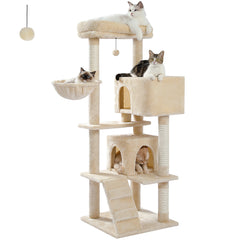 Multi-Level Cat Tree with Perches, Scratcher & Toys