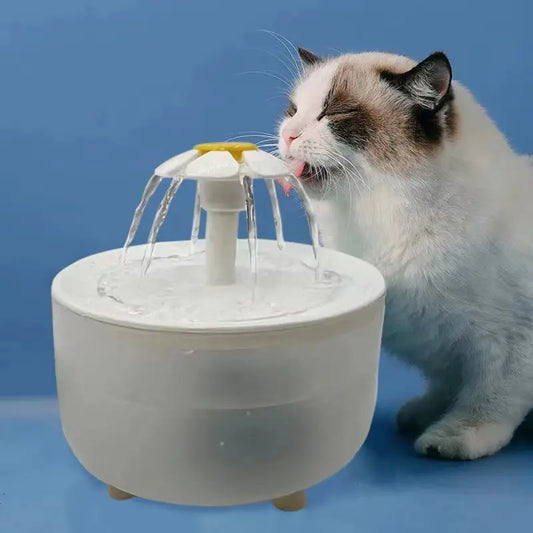 Automatic Cat Water Fountain – Quiet & Filtered, 1200mL