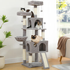 Multi-Level Cat Tree with Perches, Scratcher & Toys