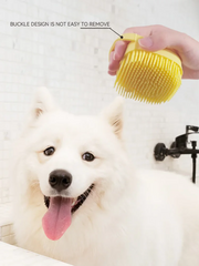 Silicone Pet Bath Massage Brush – Soft, Safe & Easy Grooming