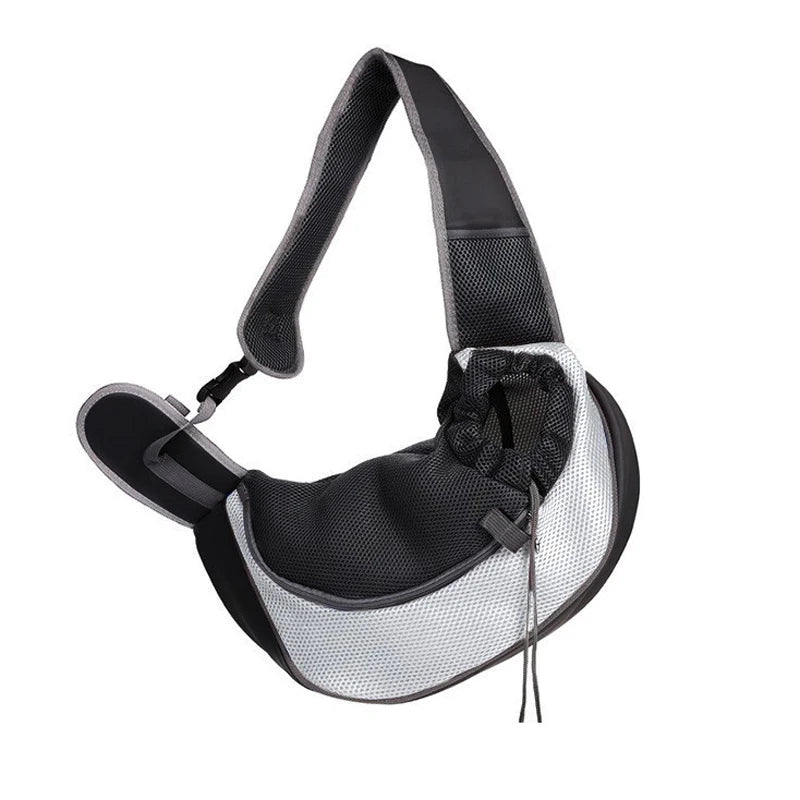 Pet Carrier Sling Backpack – Mesh Travel Shoulder Bag for Cats & Dogs