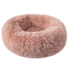 Plush Donut Dog Bed – Anti-Slip & Cozy