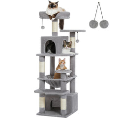 184CM Large Cat Tower with Scratching Posts & Cozy Perches