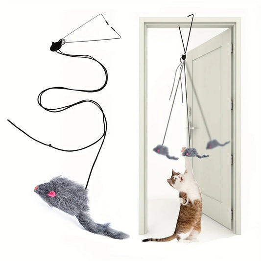 Door Hanging Cat Toy – Stress Relief Play for Kittens & Cats