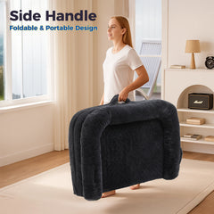 Foldable Plush Dog Bed Sofa for Large Dogs – Washable Pet Couch with Non-Slip Bottom, Cozy Comfort for Adults & Kids