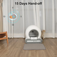 DOEL  Automatic Smart Cat Toile Litter Box Self Cleaning with App Control