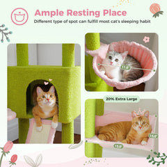 Ultimate Adjustable Cat Tree – Floor to Ceiling Comfort & Play