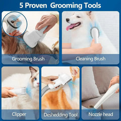 Pet Grooming Kit with Vacuum Cleaner