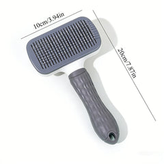 Self-Cleaning Pet Grooming Brush – One-Click Hair Removal for Dogs & Cats