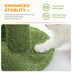 Cactus Cat Scratching Post – Tall Indoor Cat Scratcher with 3 Sisal Poles & Interactive Dangling Ball Toys