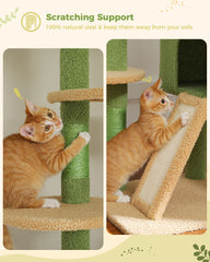 Ultimate Adjustable Cat Tree – Floor to Ceiling Comfort & Play