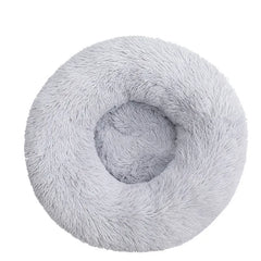 Plush Donut Dog Bed – Anti-Slip & Cozy
