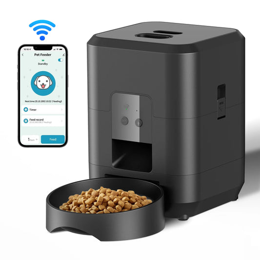 Smart Automatic Pet Feeder – Timed Food Dispenser for Cats & Dogs